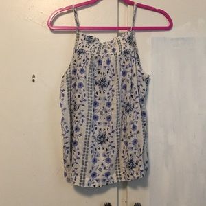 Floral print tank top